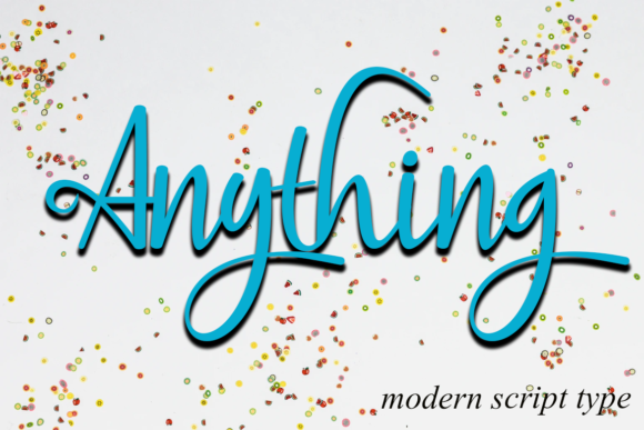 Anything: A Handwritten Font for Professional Branding