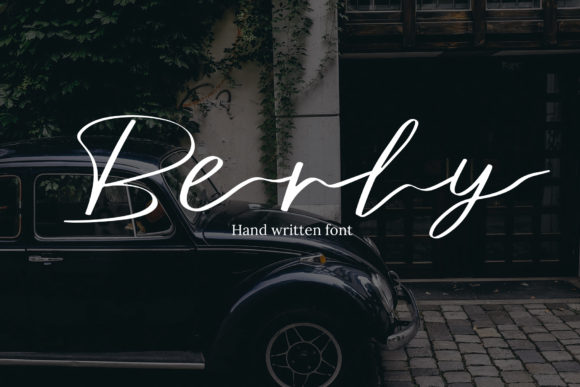 Berly: A Timeless Script Font for Handmade Creations