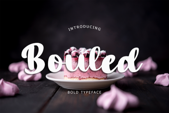 Bouled: A Script Font for Elegant Projects