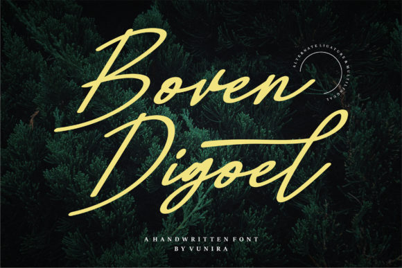 Boven Digoel Font for Professional Branding