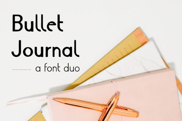 Bullet Journal Font for Web Design Projects