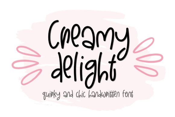 Creamy Delight Font for Handmade Creations