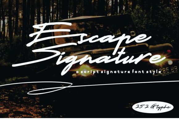 Escape Signature: A Font That Transformed My Brand’s Visual Identity