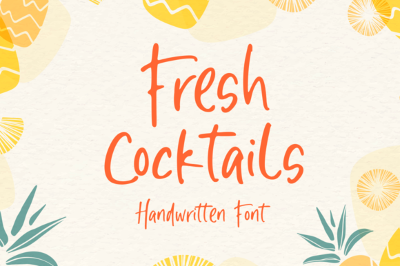 Fresh Cocktails Font for Digital Marketing