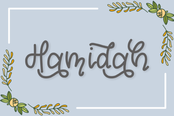 Hamidah: A Handwritten Font for Modern Web Design
