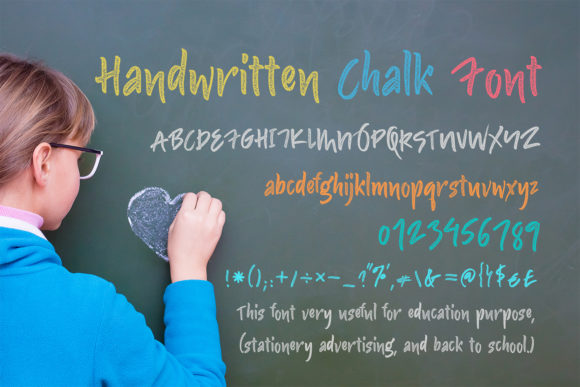 Handwritten Chalk for Business Branding