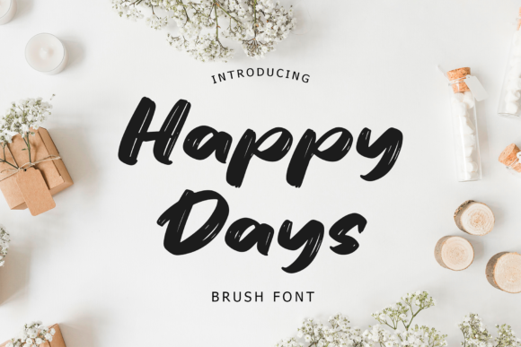 Happy Days Font for Web Design Projects