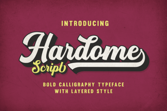 Hardome Script Font for Web Design