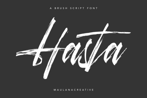 Hasta Handwritten Font for Editorial Design