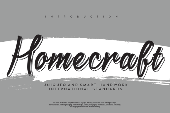 Homecraft: A Handwritten Font for Timeless Editorial Design