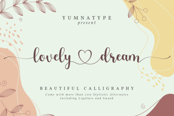 How Lovely Dream Elevates Campaign Design with Romantic Typography