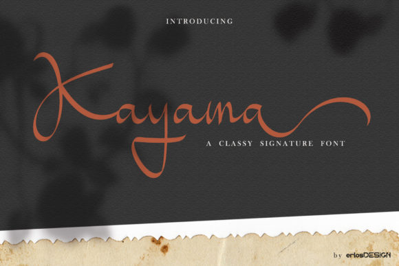 Kayama: A Handwritten Font for Timeless Editorial Design