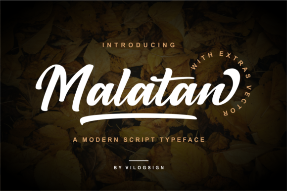 Malatan: A Handwritten Font That Elevates Branding Projects