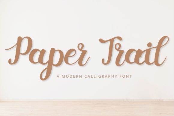 Paper Trail Font for Editorial Design