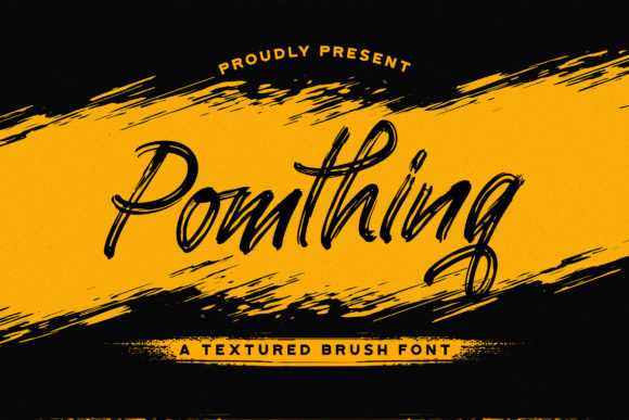 Pomthinq: A Versatile Brush Script Font for Web Design