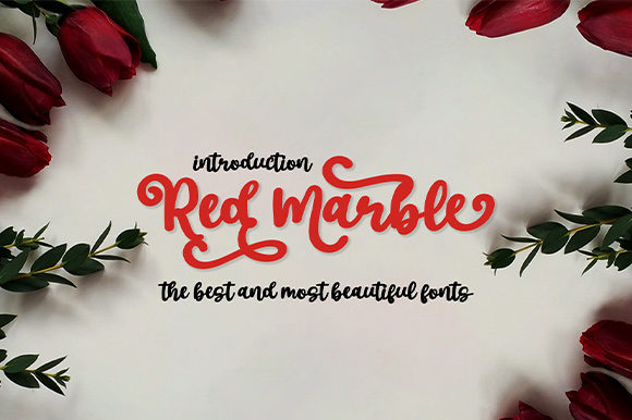 Red Marble: A Script Font for Bold Branding