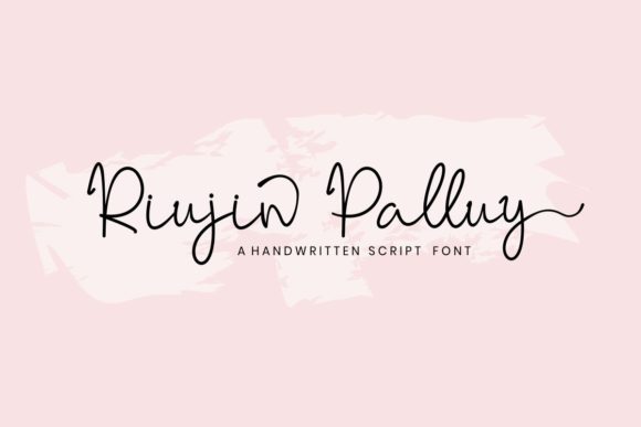 Riujin Palluy: A Handwritten Font for Digital Branding