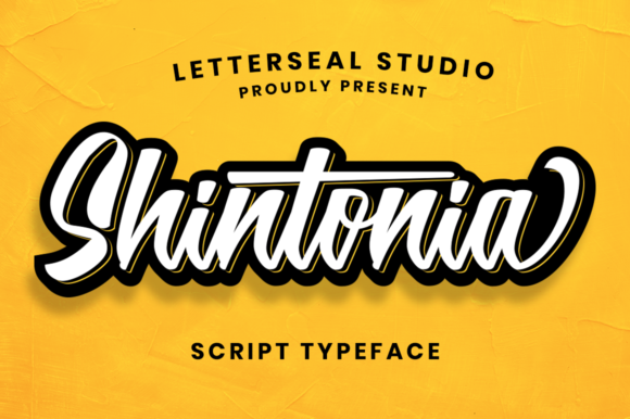 Shintonia: A Charming Script Font for Branding Projects