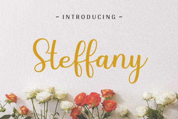 Steffany: A Script Font for Modern Branding