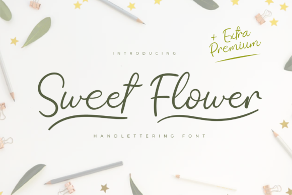 Sweet Flower: A Handwritten Font for Elegant Editorial Design