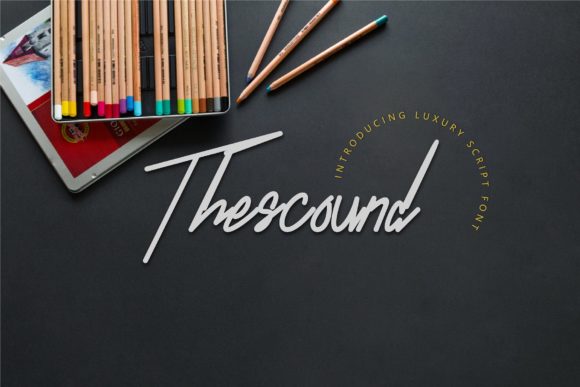 Thescound: A Font That Elevates Your Brand’s Visual Story