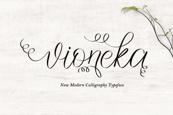 Vioneka: A Polished Script Font for Business Branding