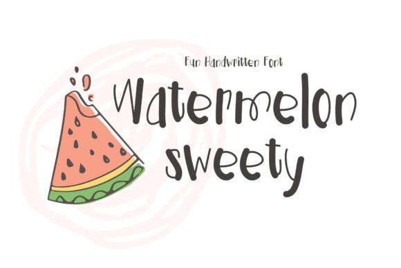 Watermelon Sweety: A Quirky Font for Creative Branding